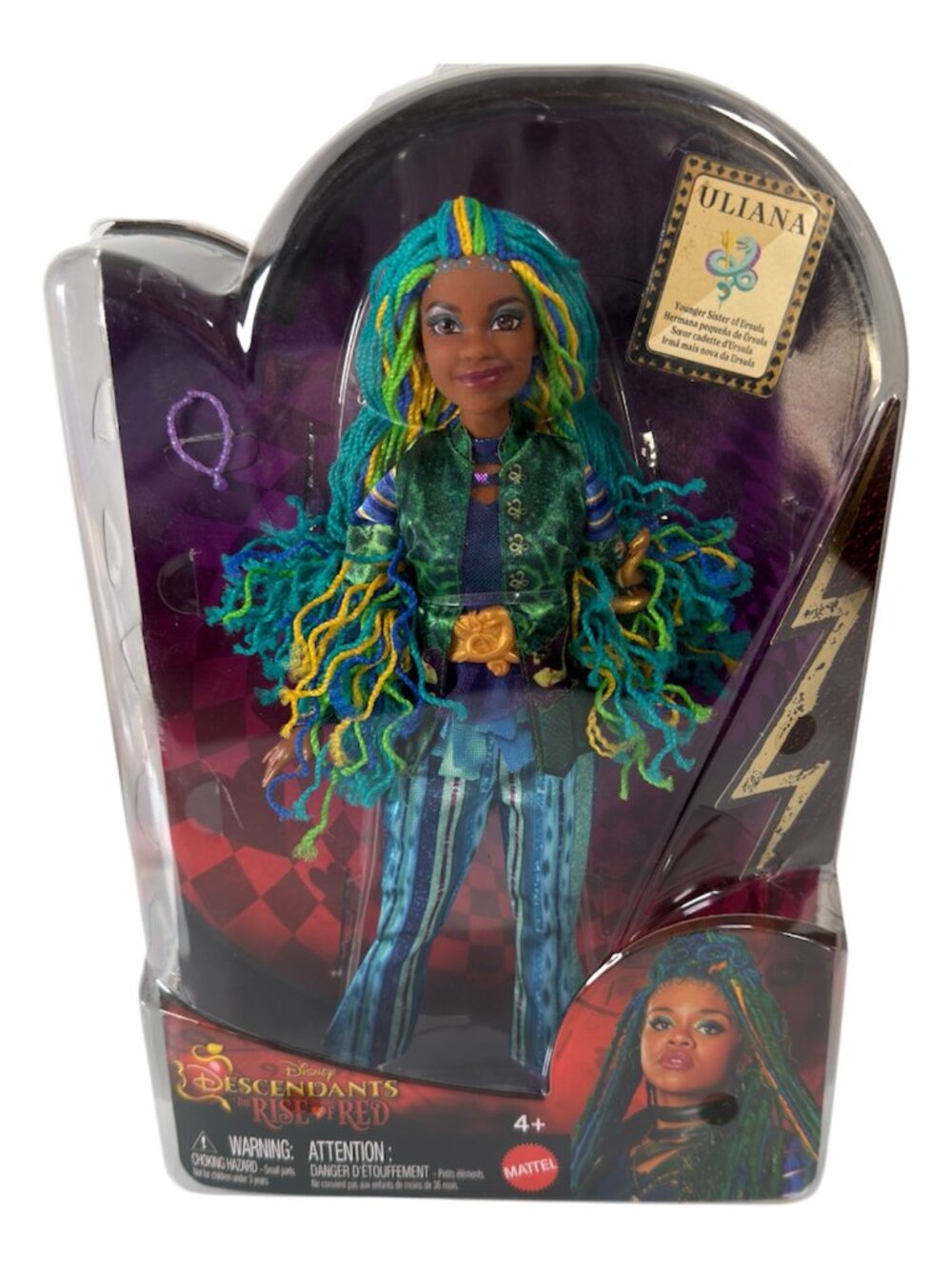 Disney Descendants The Rise Of Red Fashion Doll & Accessories Uliana